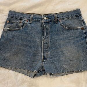 Levi's Classic Blue Jean Shorts